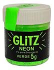 Corante Pó Glitz Neon Verde Brilha Na Luz Negra - Chicky Formas