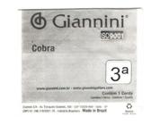 corda 3ª viola avulsa cobra 008 par - Giannini