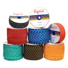 Corda Colorida Seda Trançada 10mm Rolo Com 100 Metros Poliéster Cor Variada - Tropical