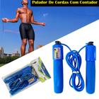 Corda De Pular Com Contador De Pulso Para Exercícios Fitness 2,5m