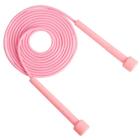 Corda de pular Corridaria Silicone adultos e infantil esportes e perda de peso - Rosa Claro