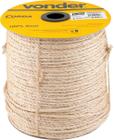 Corda de Sisal Natural 6mmx400m 3 Pernas Carretel Vonder