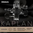 Corda Mi D'Addario Kaplan Violino 4/4 Tensão Média