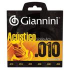 Corda para Violão Giannini GESWAM Bronze Acústica 65/35 0.010