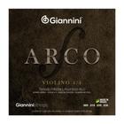 Corda Para Violino Gianni 4/4 Arco Aluminio Aco Geavva Media - GIANNINI