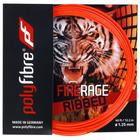 Corda Polyfibre Fire Rage Ribbed 17L 1.25mm Laranja - Set Individual