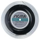 Corda Sigma Super Poly 1,30Mm Preto Rolo Com 200 Metros