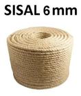 Corda Sisal Natural 6mm Artesanato Uso Geral 30 Metros - Embrafios