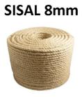 Corda Sisal Natural 8mm Artesanato Uso Geral 220 Metros