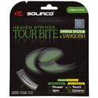 Corda Solinco Tour Bite 17L 1.20mm Prata X Vanquish 16L 1.30mm Natural - Set Individual