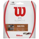 Corda Wilson Duo Feel Hybrid Nxt 16L 1.30mm x Luxilon Element 16L 1.25mm Set Individual