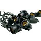 Cordão de Luz 10 Lâmpadas 5 Metros Preto Bivolt Starlux