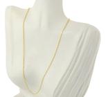 Cordão De Ouro 18k Feminino Corrente Cadeado 1.1 60 Cm Colar