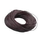 Cordão De Tanga Redondo De Couro De Vaca Genuíno 1-5mm 4 Cores Pulseira DIY Fabricação De Joias