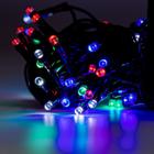 Cordão Fio de Luz Led Pisca Pisca Decoração de Natal 100 LEDs 8 Metros Colorido 127V ou 220V Haiz 902074/901079