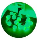 Cordão Led Pisca Bolinha 4m 8 Funções Verde - Gruposhopmix