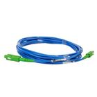 Cordão Óptico Simplex Fibracem G256-D SC APC/SC 3mm Azul