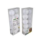 Cordão Varal de Luzes 10 Bolas Esfera Branca LED Branco Quente 3000K Decoração