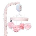 Cordeiros & Ivy Signature Botânico Baby Pink Floral Musical Baby Crib Mobile - Lambs & Ivy