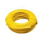 Cordinha para reformas de cadeira artesanato fio plastico pvc amarelo 4mm