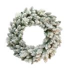 Coroa de Natal Puleo International - Pinheiro Artificial de 24 Polegadas com 110 Pontas