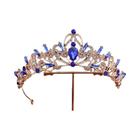 Coroa de Noiva Vintage Preta com Strass - Tiara de Cristal para Casamento