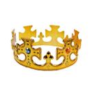 Coroa de Rei Adulto e Infantil Rainha Carnaval Ajustável Rei