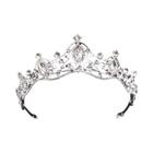 Coroas de Cristal Prateado Vintage - Tiaras Barrocas para Casamento, Noiva e Baile