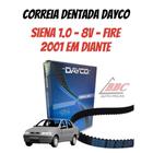 Correia Dentada 124P8S220H Dayco Fiat Siena 1.0 - 8V - Fire - 2001 em diante