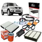 Correia Dentada Pajero TR4 2.0 16v 2008 2009 Flex Kit Filtro