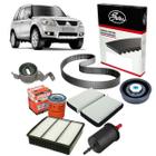 Correia Dentada Pajero Tr4 2007 Flex Tensor Filtro Polia Kit