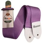 Correia Guitarra Baixo Basso Nylon Lilas NY17 Original