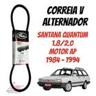 Correia V Alternador Santana Quantum 1.8/2.0 - Motor Ap - 1984 - 1994 / 7374 - 10x0950 Gates