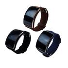 Correias TenCloud 3-Pack Compatíveis com Galaxy Gear S Sm-R750 Smartwatch Substituição Silicone Sport Bands Preto + Brown + Navyblue