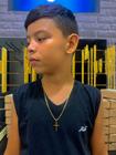 Corrente Cordão Infantil Criança Banhado Ouro 18k Com Pingente Cruz Palito