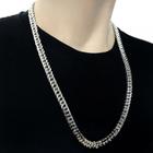 Corrente Elo Duplo Longa 8mm Aço Inoxidavel 70cm