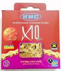 Corrente Kmc X10 Ti-n Gold Dourada 10v Original Na Caixa