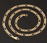 Corrente Masculina 60cm Banhada Ouro 18k Ref:324