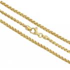 Corrente Palmeira 1,10mm Em Ouro 18k 45cm