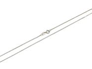 Corrente Veneziana Em Ouro Branco 18k 0,60mm 50cm