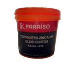 Corrente zincadas elo curto