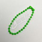 Correntinha de Bolinhas 10cm Neon Verde (Corrente) - 10 unidades