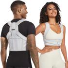 Corretor de postura Fit Geno para mulheres e homens ajustável M/L