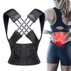 Corretor Postural Reforçado Feminino E Masculino Ajustável - Blackwatch