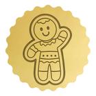 Cortador Biscoito Gingerbread Sueter Sorrindo em Pé - DOCE IMPRESSO