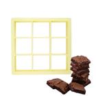 Cortador De Brownie 3,5 Ou 5cm Bluestar Amarelo Confeitaria Fatia Bolo Culinária Doces