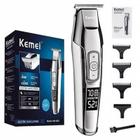 Cortador De Cabelo Kemei Recarregável 5027 Bivolt Premium