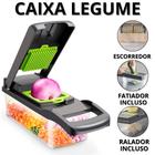 Cortador De Legumes Mandoline Profissional Inox Fatiador Ralador Multifuncional Manual Verduras