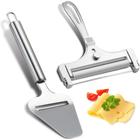 Cortador De Queijo De Aço Inoxidável Ajustável Avião Cortador 2 PCS Ferramenta De Cozinha