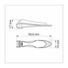 Cortador de Unha Tramontina em Aço Inox e Zamak